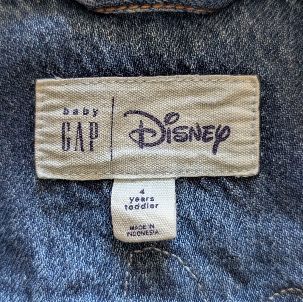 Gap × Disney Minnie Mouse Icon Denim Jacket Size 4 - Picture 4 of 6